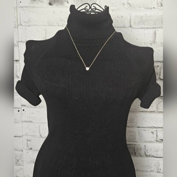 PAVOI 14K Gold Plated CZ Crystal Solitaire 1.5 Carat - Picture 2 of 9